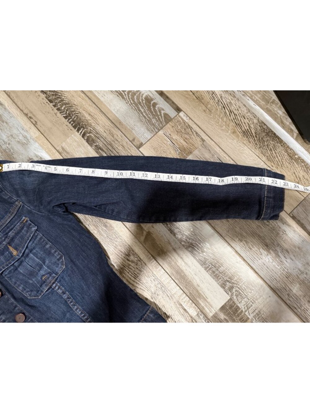 Kut From The Kloth Womens Dark Wash Denim Jacket Large Button Front Classic Styl - Picture 6 of 8